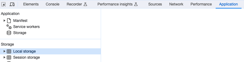 LocalStorage
